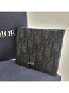 Wallet Black  Oblique Jacquard - DIOR - BALAAN 2