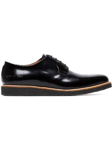 Shine Lace Up Derby Black - COMMON PROJECTS - BALAAN 1