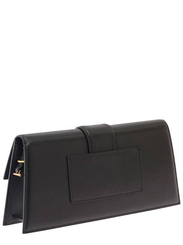 Le Bambino Long Flap Shoulder Bag Black - JACQUEMUS - BALAAN 3