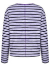 Striped Boat Neck T-Shirt MW3WE401 - P_LABEL - BALAAN 4