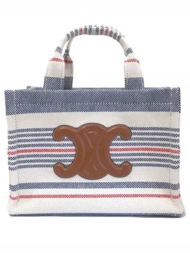 Cabas Thais Striped Small Tote Bag - CELINE - BALAAN 2