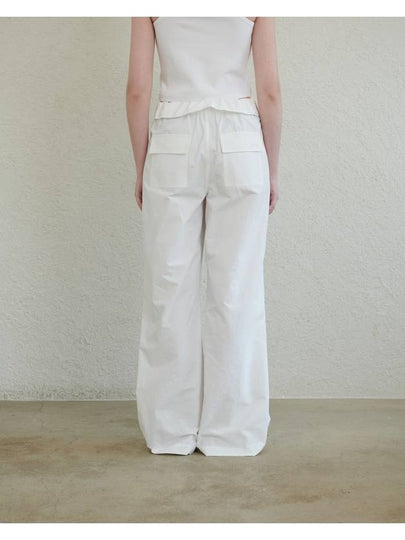 DOUBLE PLEATED WIDE PANTS_WIHITE - UNMUTE - BALAAN 2