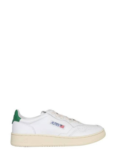 Medalist Green Tab Leather Low Top Sneakers White - AUTRY - BALAAN 2