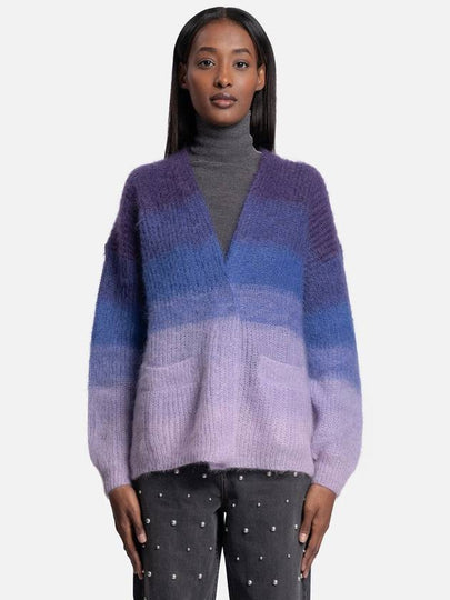 Dana Mohair Cardigan Purple - ISABEL MARANT - BALAAN 2