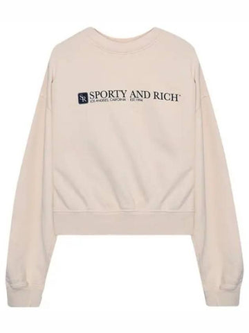 Cropped Sweatshirt - SPORTY & RICH - BALAAN 1