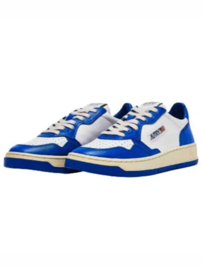 Women's Medalist Bi-Color Low-Top Sneakers Blue - AUTRY - BALAAN 2