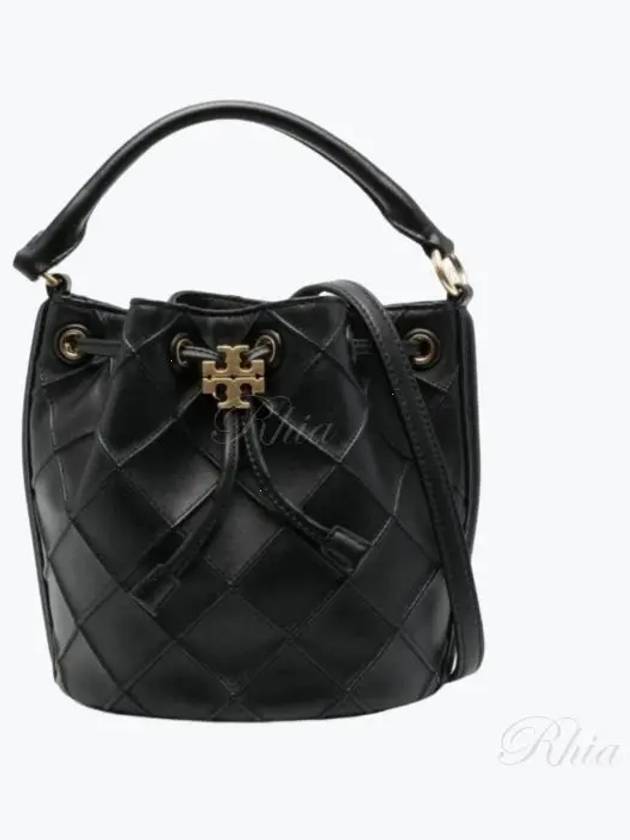 Fleming Soft Bucket Bag Black - TORY BURCH - BALAAN 2