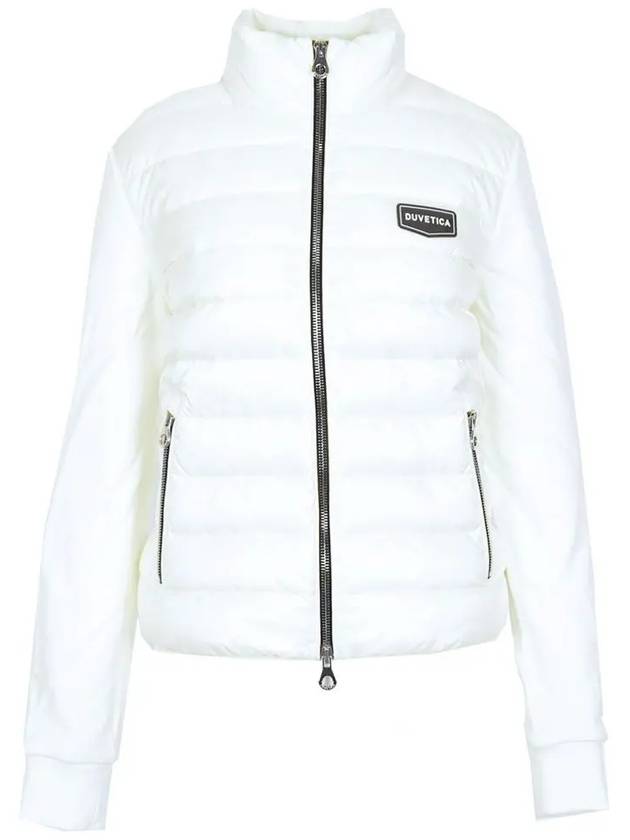 BENEFICA Logo Mix Padded Jacket White VDDJ00625K0001 WHS - DUVETICA - BALAAN 1