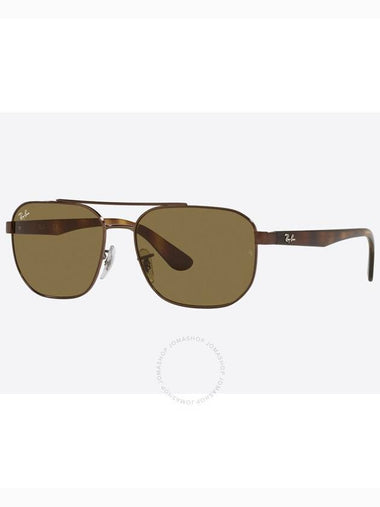 Ray Ban Brown Navigator Unisex Sunglasses RB3693I 014/73 56 - RAY-BAN - BALAAN 1