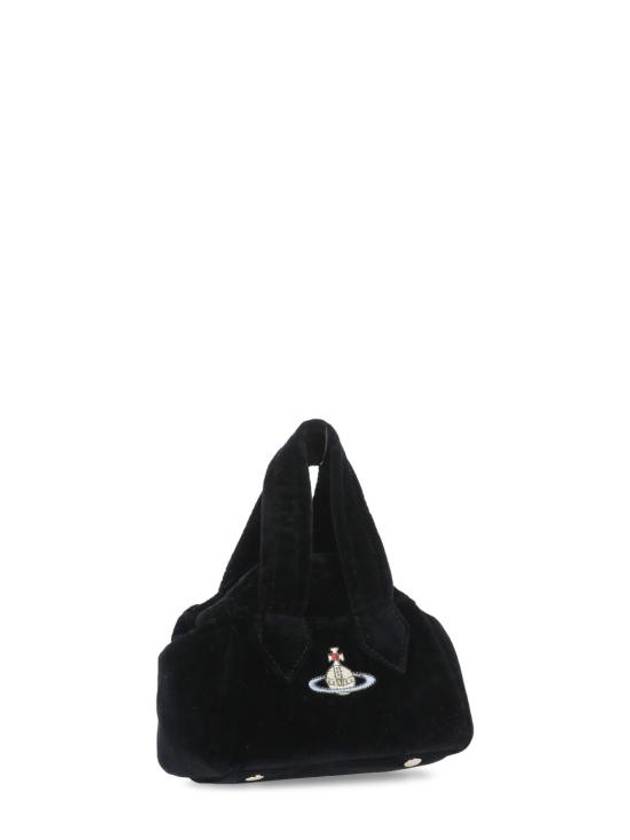 Archive Mini Yasmine Tote Bag Black - VIVIENNE WESTWOOD - BALAAN 4