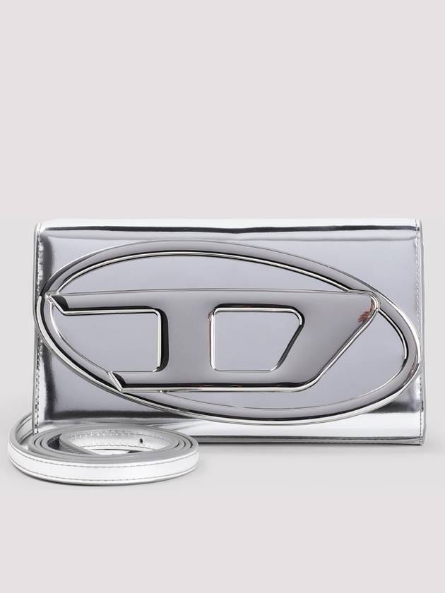 1DR Strap Leather Long Wallet Silver - DIESEL - BALAAN 2