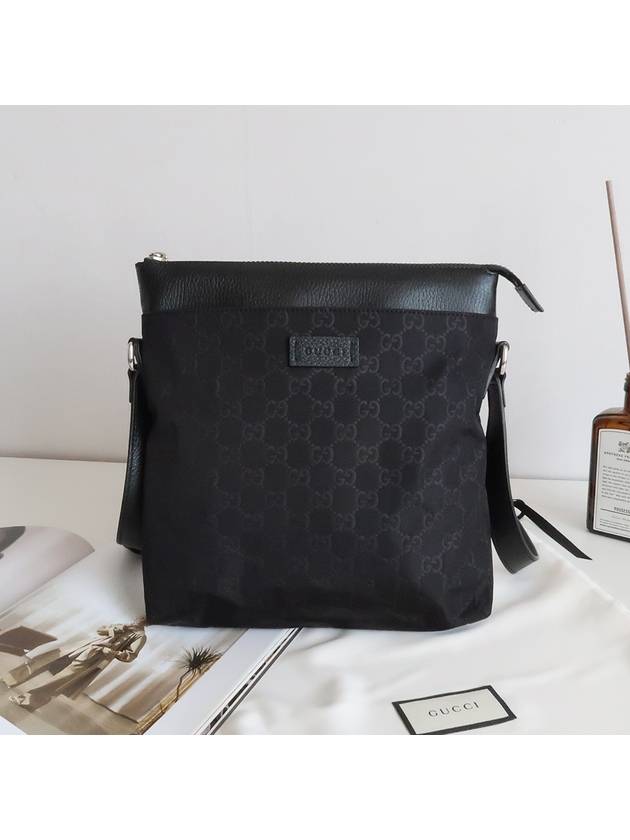 GG Microshima Nylon Fabric Cross Bag Black - GUCCI - BALAAN 4