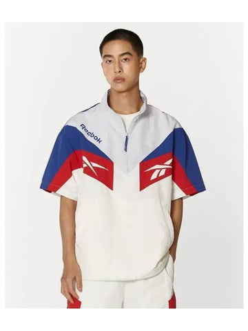 TWIN VECTOR short sleeve anorak OFFWHITE off white - REEBOK - BALAAN 1