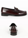 Luco Triomphe Polished Bull Loafers Burgundy - CELINE - BALAAN 4