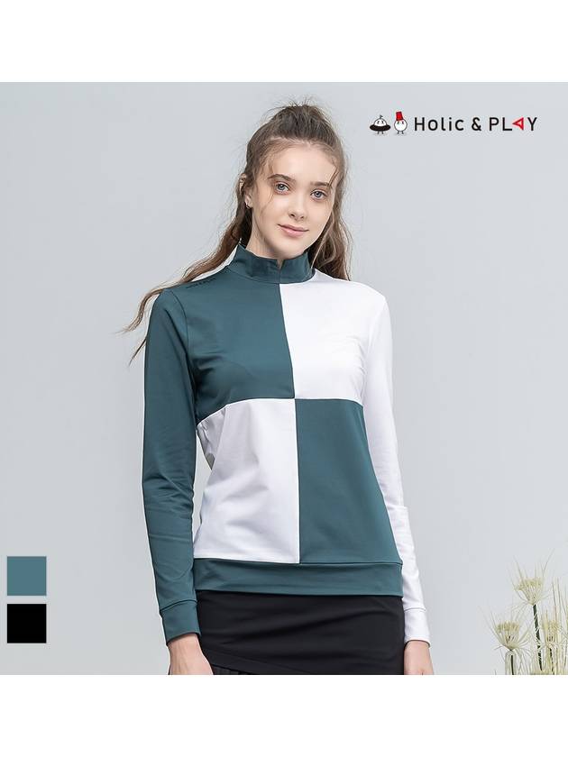 Women s Monogram Half Neck T Shirt HC3WTS002 - HOLIC&PLAY - BALAAN 1