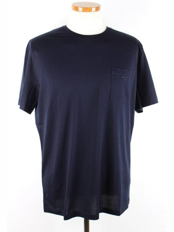 Pocket embroidery short sleeve t shirt L - PRADA - BALAAN 1