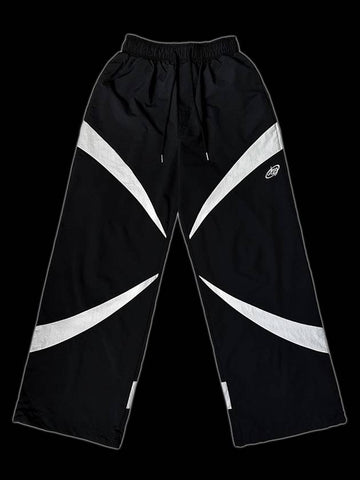 NYLON D LINE PANTS BLACK - DRUG PRODUCT - BALAAN 1