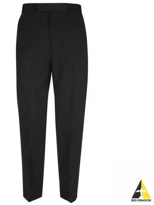 Men's Cotton Poplin Cropped Straight Pants Black - GUCCI - BALAAN 2