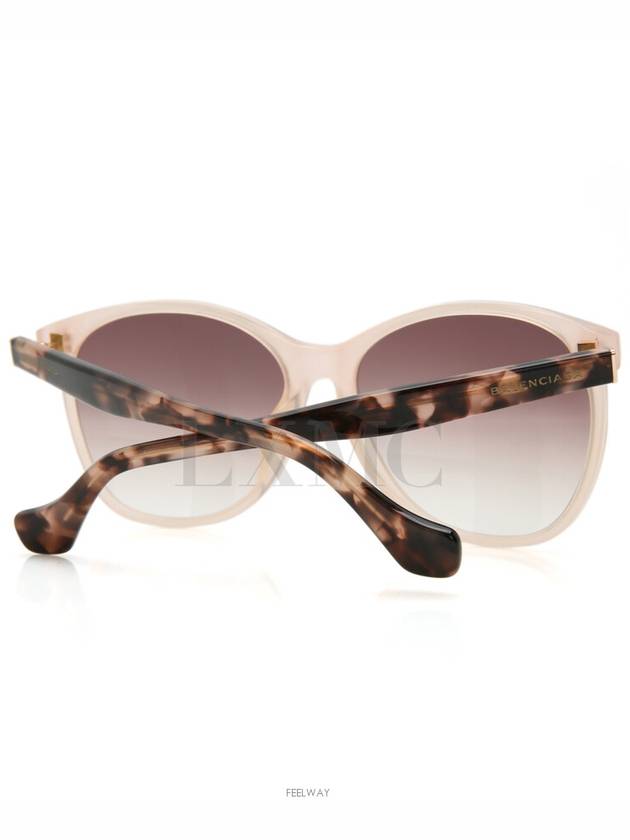 Sunglasses BA0079 Pink Beige Leopard - BALENCIAGA - BALAAN 5