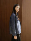 deep blue denim shirt - YOUNESS - BALAAN 4