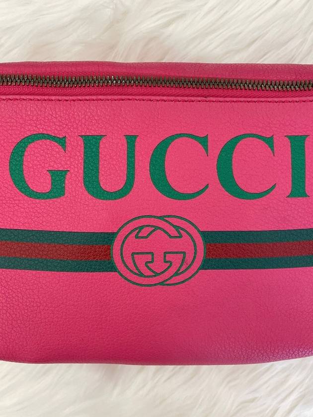 Women s Logo Leather Belt Bag Pink 493869 Condition A - GUCCI - BALAAN 7