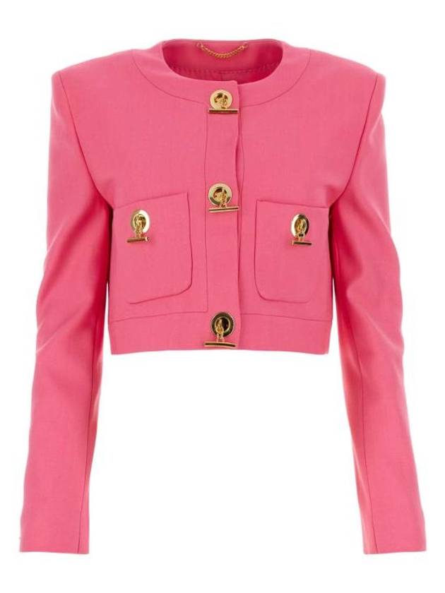 Suit Jacket A05080520 0208 Pink - MOSCHINO - BALAAN 1