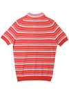 Striped terry cotton collar knit - FEDELI - BALAAN 3