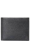 Gancini Half Wallet Black - SALVATORE FERRAGAMO - BALAAN 2