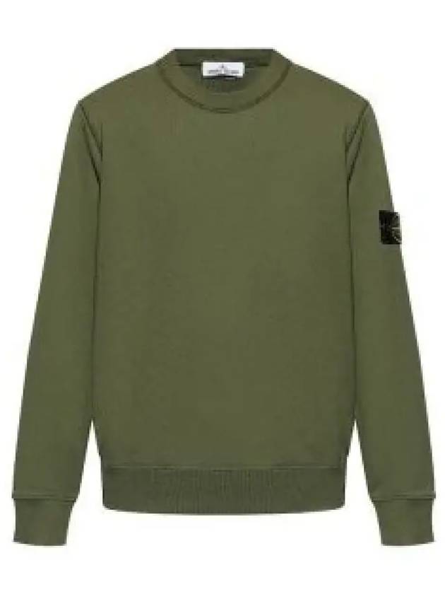 63051 Cotton Fleece Crewneck Sweat Shirt 811563051 V0059 1315383 - STONE ISLAND - BALAAN 1