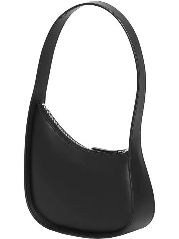 Half Moon Leather Shoulder Bag Black - THE ROW - BALAAN 4