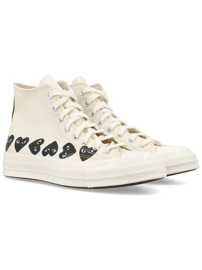 Comme Des Garçons Play X Converse Multi Heart Hi Top - COMME DES GARCONS PLAY - BALAAN 2