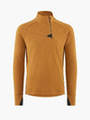 Huge Half Zip Long Sleeve T-shirt Mustard - KLATTERMUSEN - BALAAN 2