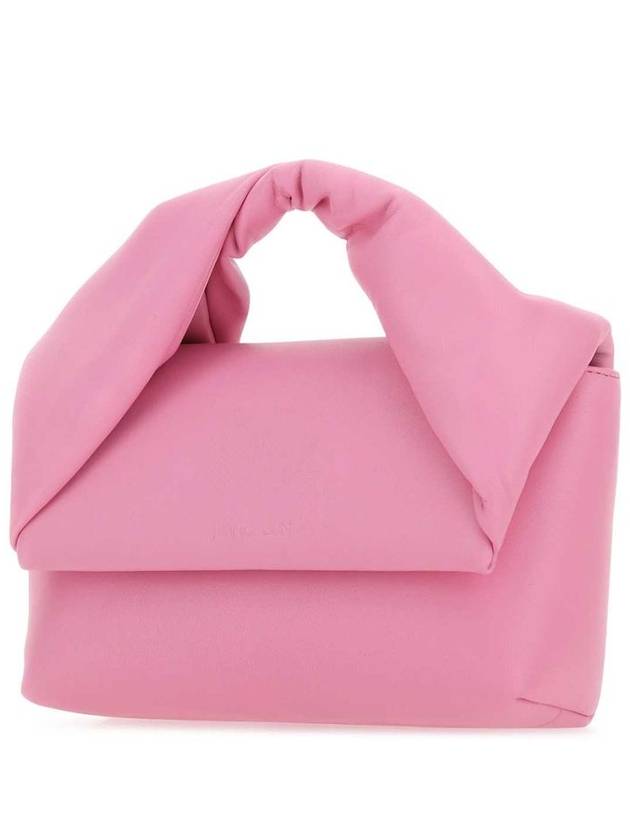 Twister Leather Medium Tote Bag Pink - JW ANDERSON - BALAAN 3