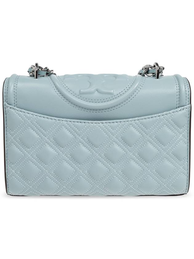 Tory Burch Shoulder Bag Fleming Small, Women's, Light Blue - TORY BURCH - BALAAN 3