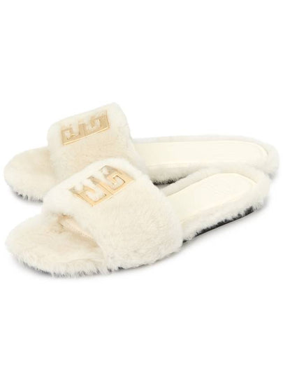 4G Shearing Slippers Ivory - GIVENCHY - BALAAN 2