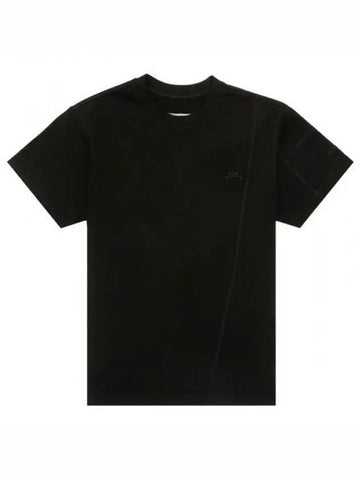 Essential embroidery logo short sleeve t shirt black men s 238915 - A-COLD-WALL - BALAAN 1