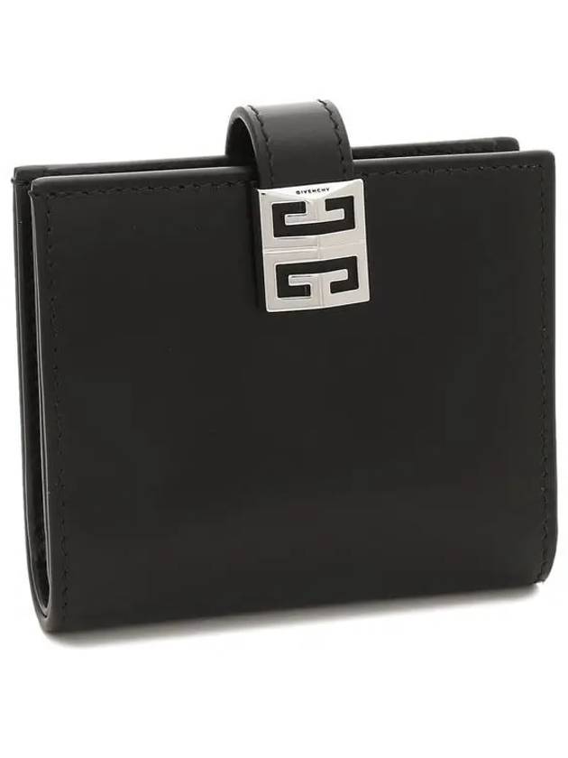 4G Metal Logo Small Half Wallet Black - GIVENCHY - BALAAN 2