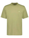 Hale Logo Patch Short Sleeve T-Shirt Oil Green - J.LINDEBERG - BALAAN 2