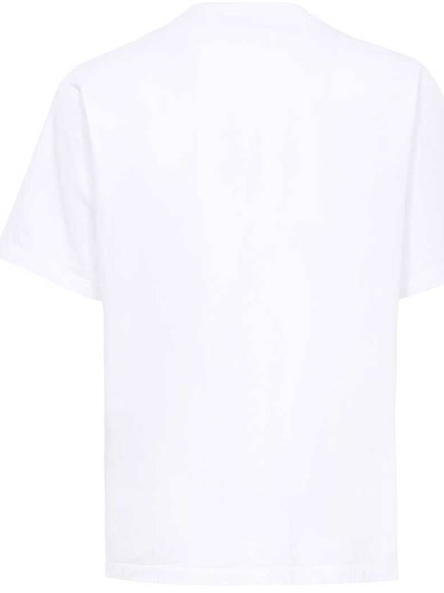 Vibrant Fox head Easy Short Sleeve T-Shirt White - MAISON KITSUNE - BALAAN 3