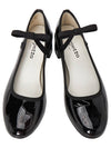 Women's Guillemette Satin Leather Mary Jane Flats Black - REPETTO - BALAAN 3