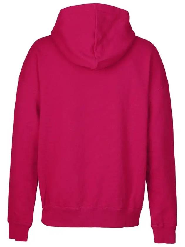 Mansell Velor Logo Hooded Top Pink - ISABEL MARANT - BALAAN.