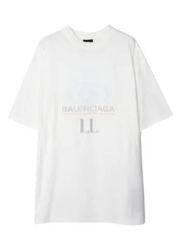 Surfer Medium Fit Short Sleeve T-Shirt White - BALENCIAGA - BALAAN 2