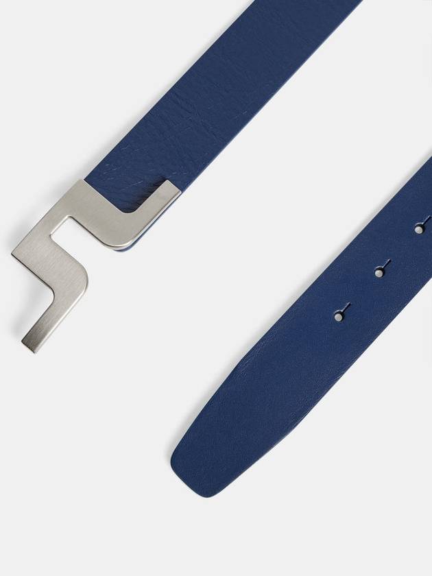 Betsy Leather Belt Navy - J.LINDEBERG - BALAAN 3