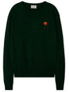 Fruit Patch Knit Top Dark Green - ACNE STUDIOS - BALAAN 4