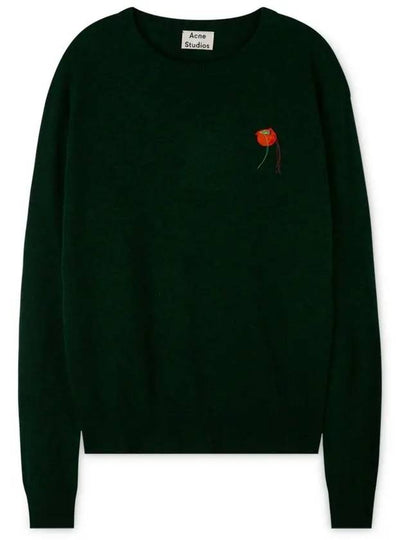 Fruit Patch Knit Top Dark Green - ACNE STUDIOS - BALAAN 2