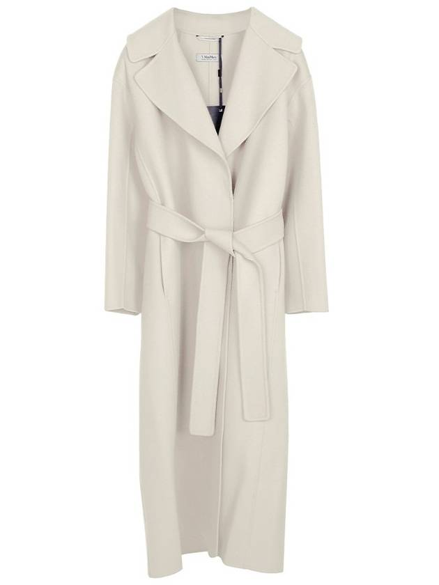 Olivia Wool Single Coat Ecru - MAX MARA - BALAAN 5