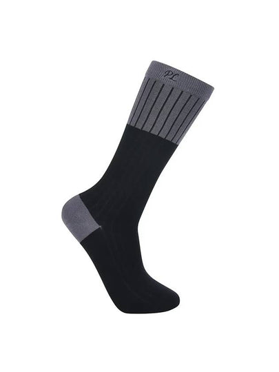 Color combination ribbed socksMX3AK011 - P_LABEL - BALAAN 2