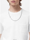 Monogram Row Necklace Silver - LOUIS VUITTON - BALAAN 4