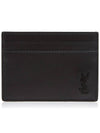 Mini Monogram Card Wallet Black - SAINT LAURENT - BALAAN 2