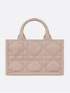 Macrocannage Calfskin Strap Mini Book Tote Bag Trench Beige - DIOR - BALAAN 6